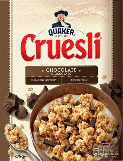 Cereais Cruesli de Aveia com Chocolate