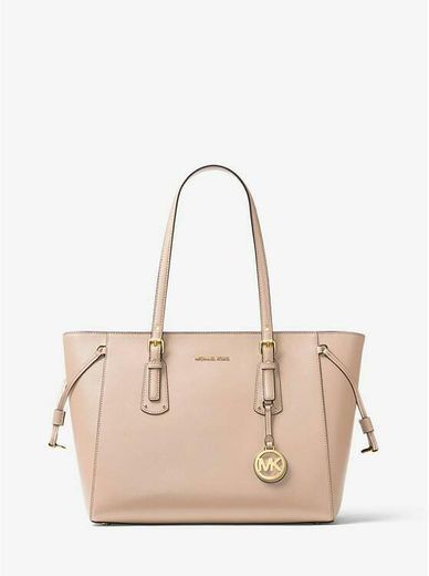 Producto MK Voyager Medium Crossgrain Leather Tote Bag

