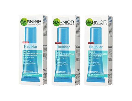 Crema hidratante facial de Garnier 24 h anti impurezas para pieles grasas