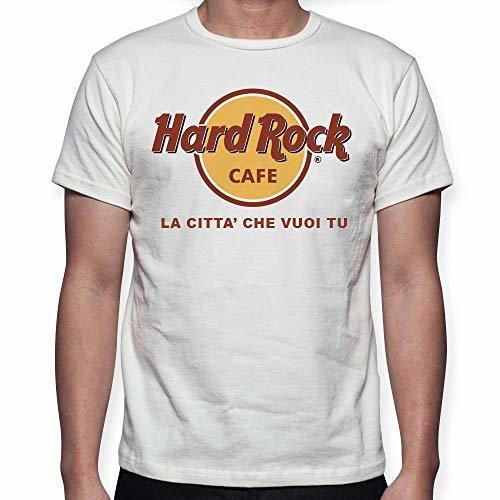 Replica T-Shirt White Hard Rock Cafe with City FOR Man and Woman