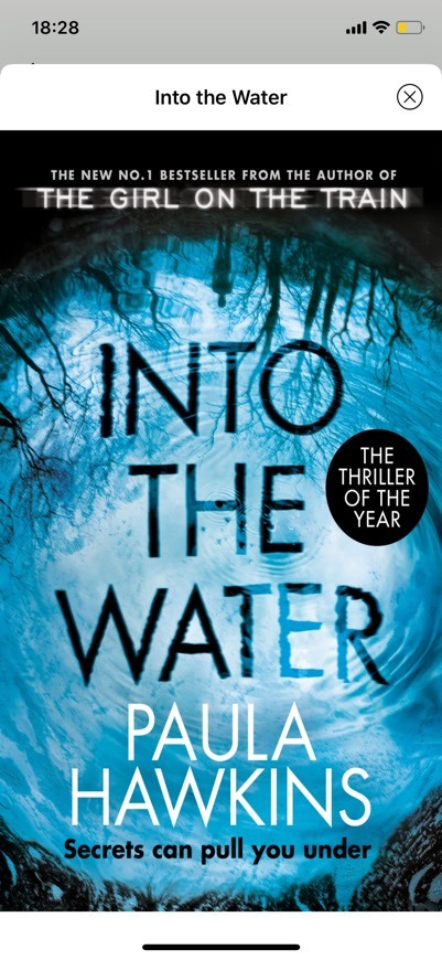 Libros Into the water by Paula Hawkins