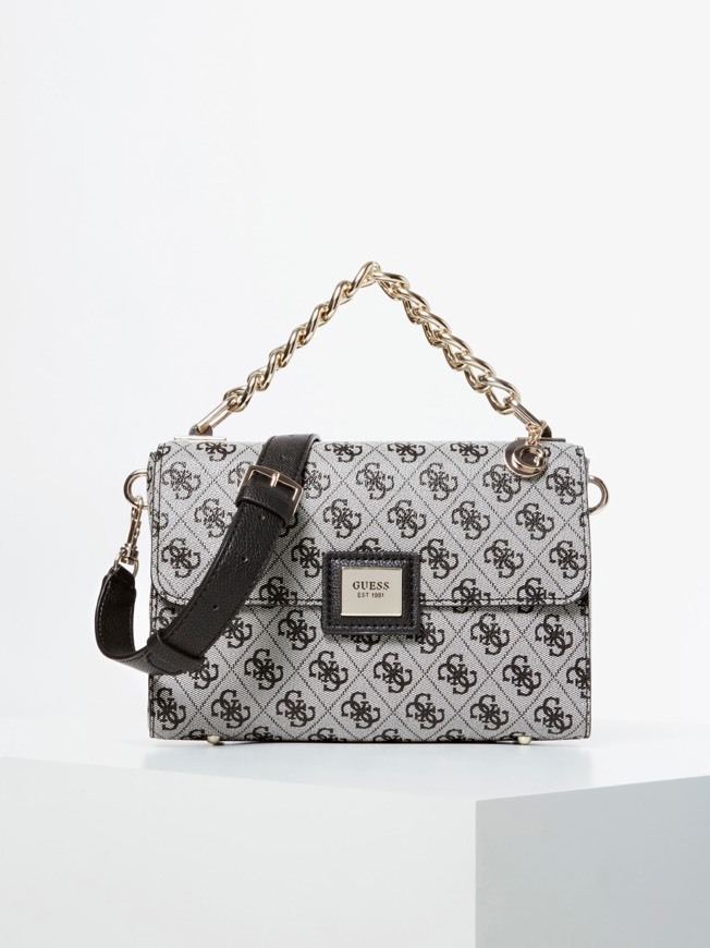 Product CANDACE ALL-OVER LOGO CROSSBODY BAG