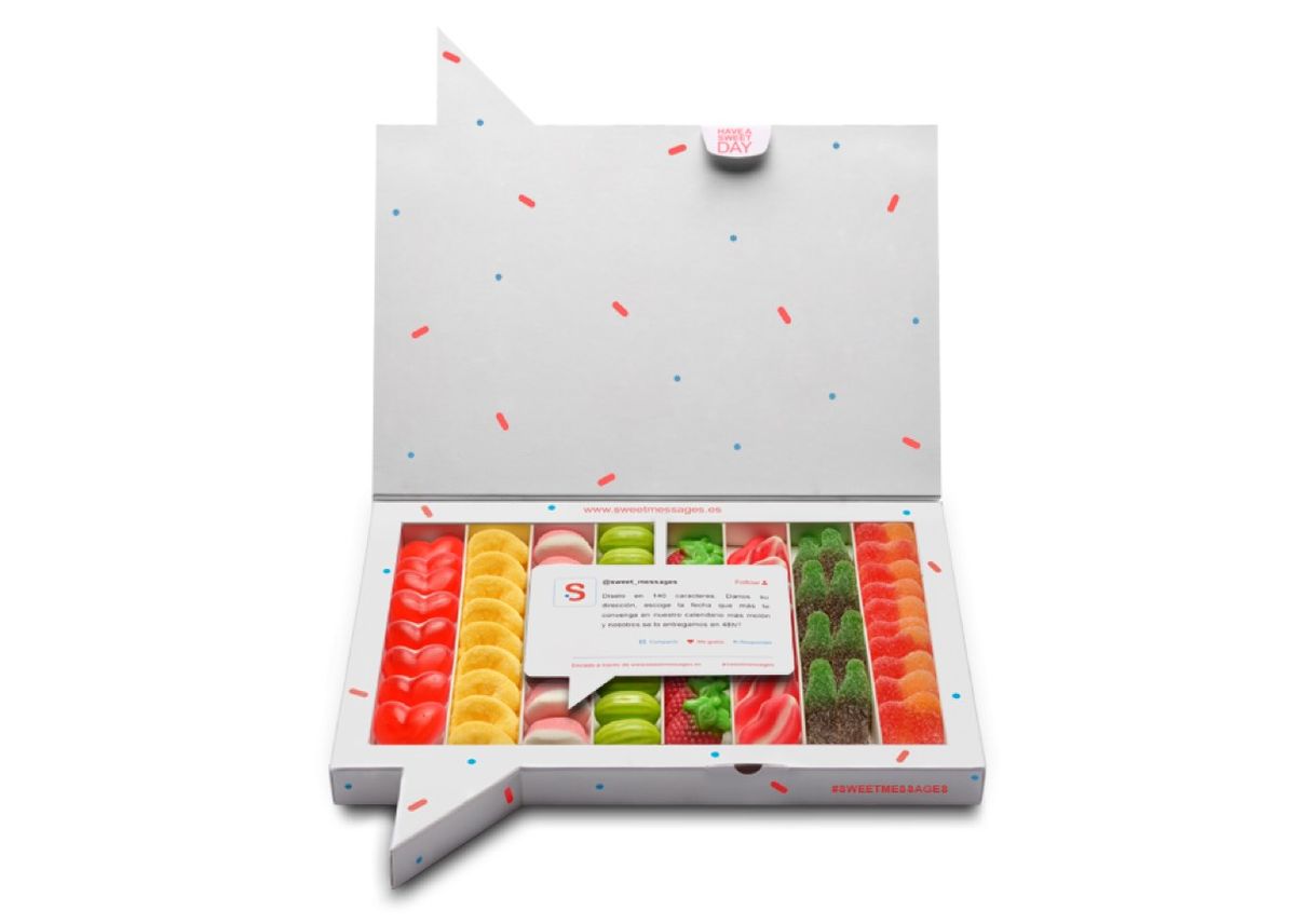 Social Caja dulce para regalar