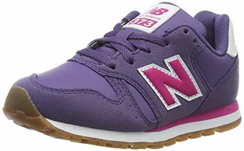 Fashion New Balance 373, Zapatillas para Niñas, Morado