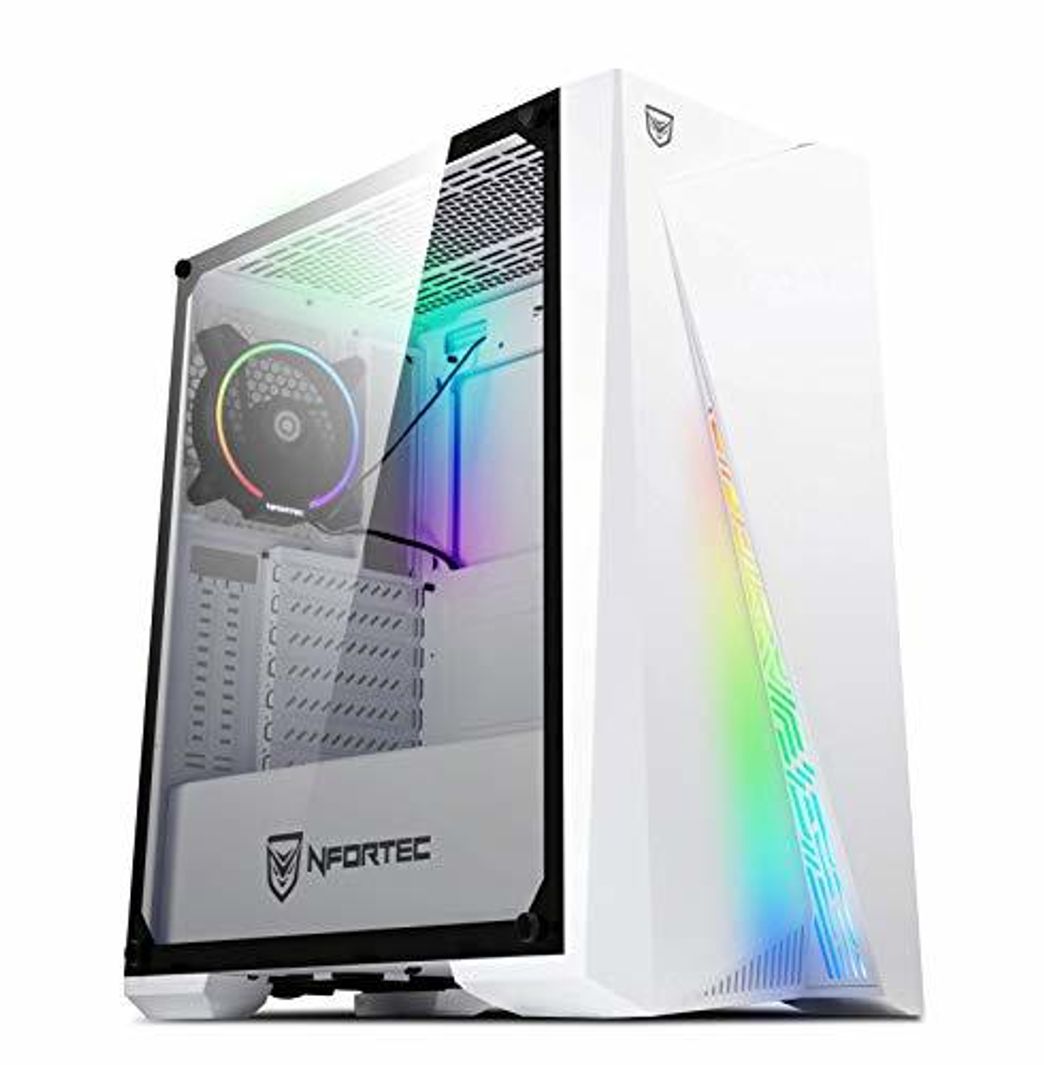 Electronic Nfortec Artemis Torre Gaming RGB con Cristal Templado Lateral Full View y