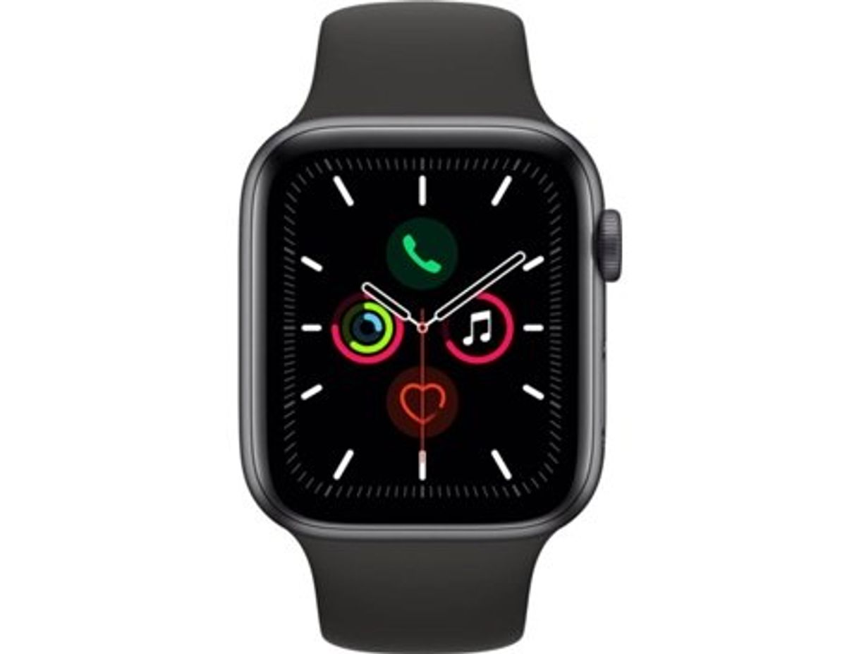 Fashion APPLE Watch Series 5 GPS 44 mm Alumínio Cinzento sideral, Preto ...