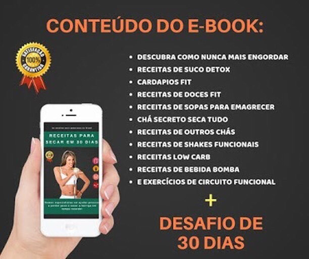 Libro Receitas pra secar 10 em 30 dias 