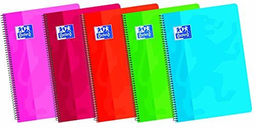 Oxford Classic 100430601 Cuaderno espiral de tapa blanda