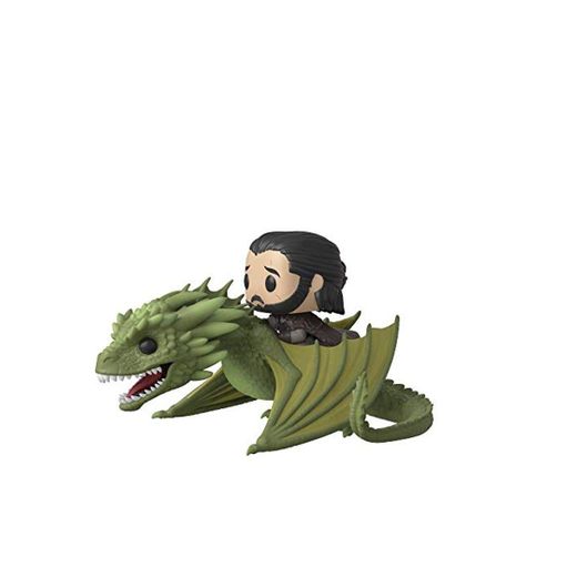 Funko- Pop Rides: Game of Thrones-Jon Snow w/Rhaegal Figura Coleccionable,