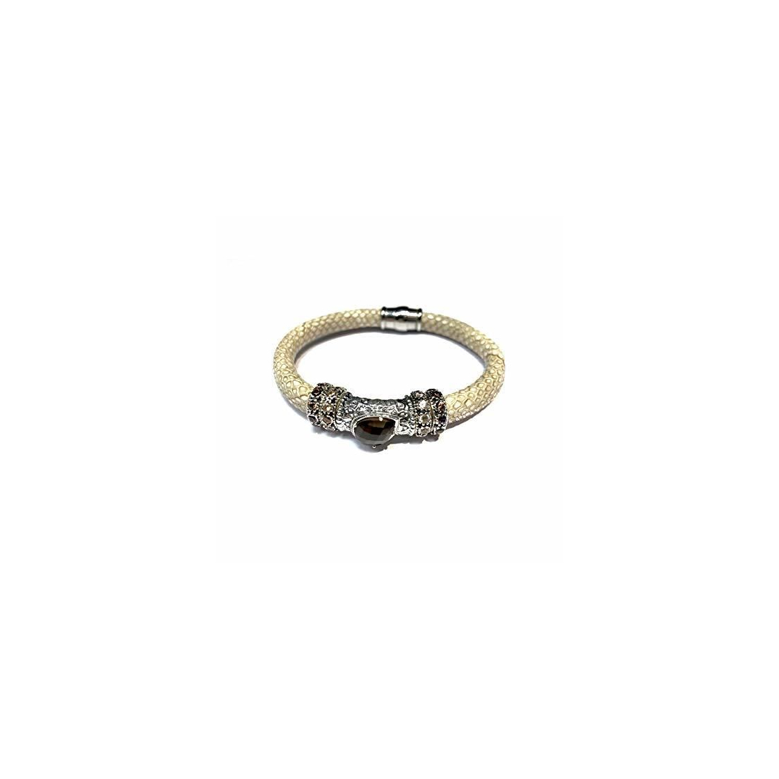 Social Top Silver Pulsera