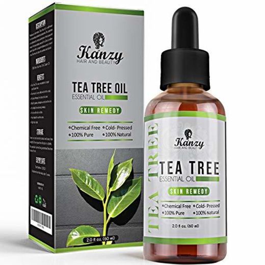 KANZY Aceite esencial de árbol de té - Para masaje - para