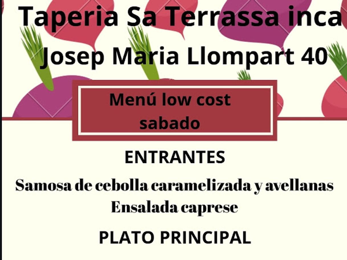 Restaurants Restaurante Tapería Sa Terrassa Cristo Rei