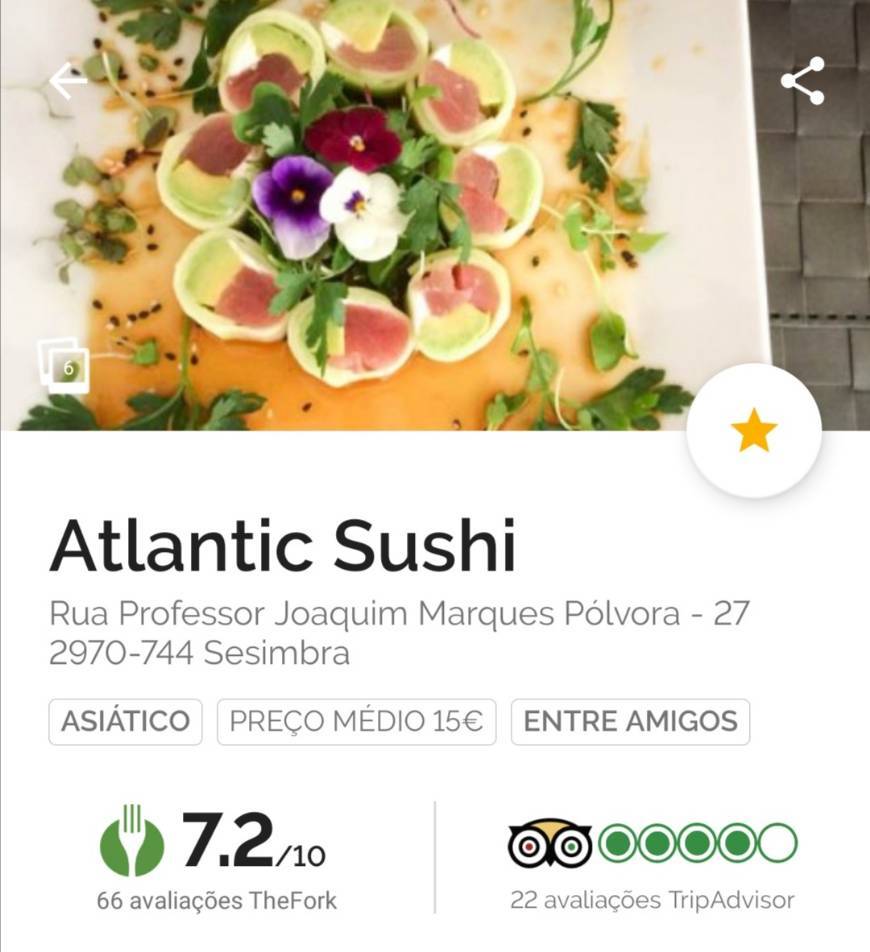 Restaurantes ATLANTIC SUSHI