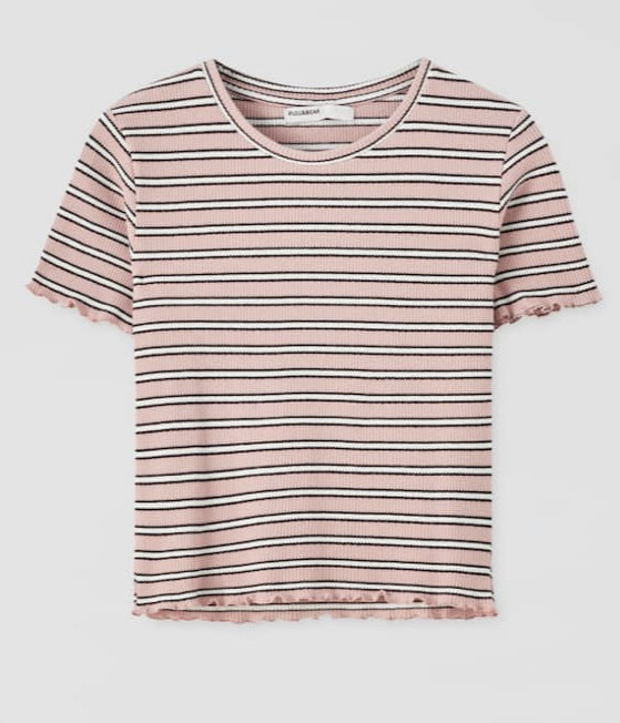 Producto Short striped t-shirt