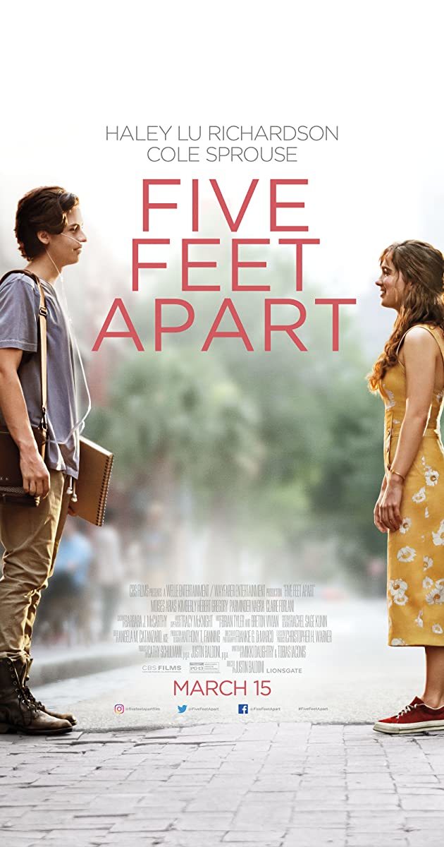 Five feet apart