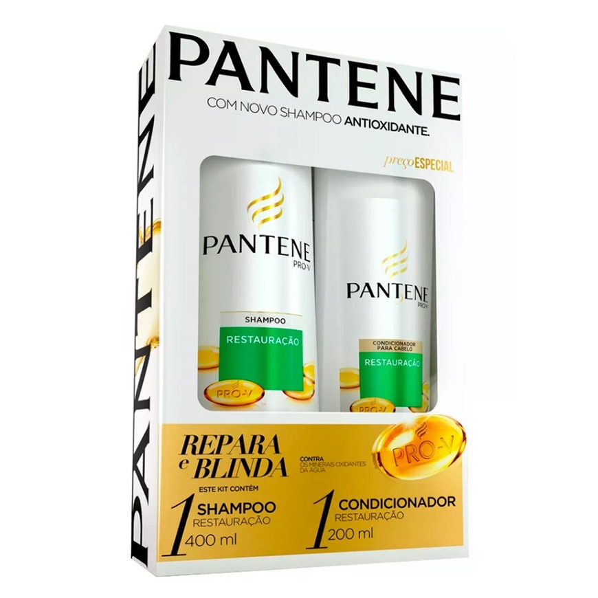 Moda Shampoo e condicionador:pantene restauração 💓