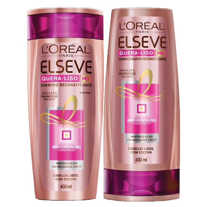 Fashion Shampoo e condicionador: loreal paris manutenção do liso❣️