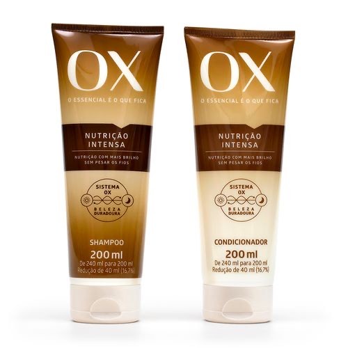 Fashion Shampoo e condicionador: OX nutrição intensa