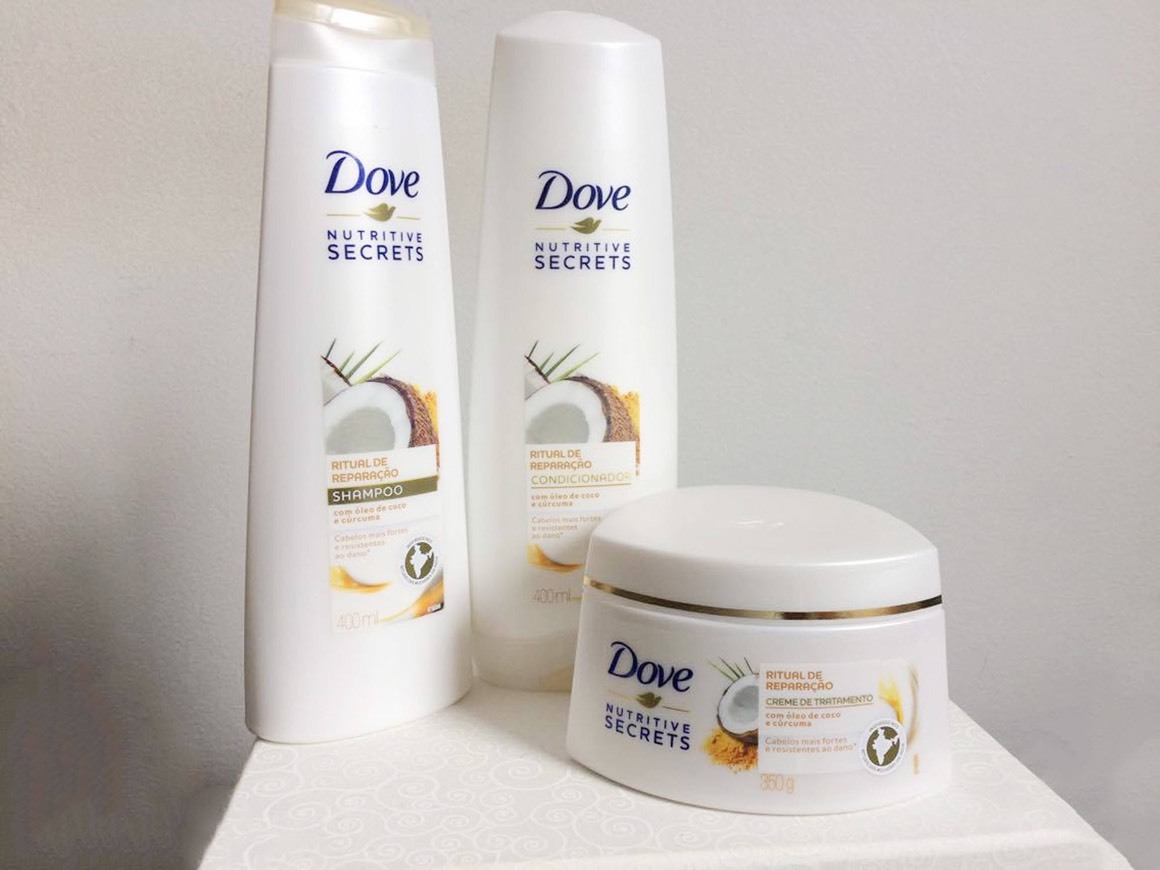 Fashion Shampoo e condicionador Dove: cabelos mais fortes 