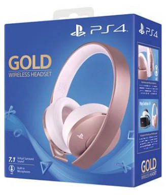 Auscultadores Wireless Sony para PS4 - Rose Gold