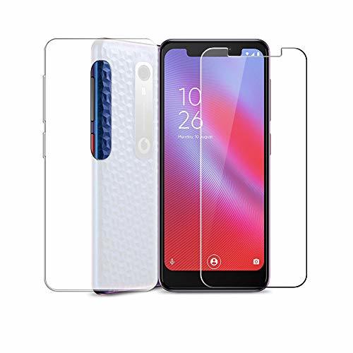 Electrónica PZEMIN Caso para Vodafone Smart N10 Funda Cover Translúcido Anti-Daños Silicona TPU