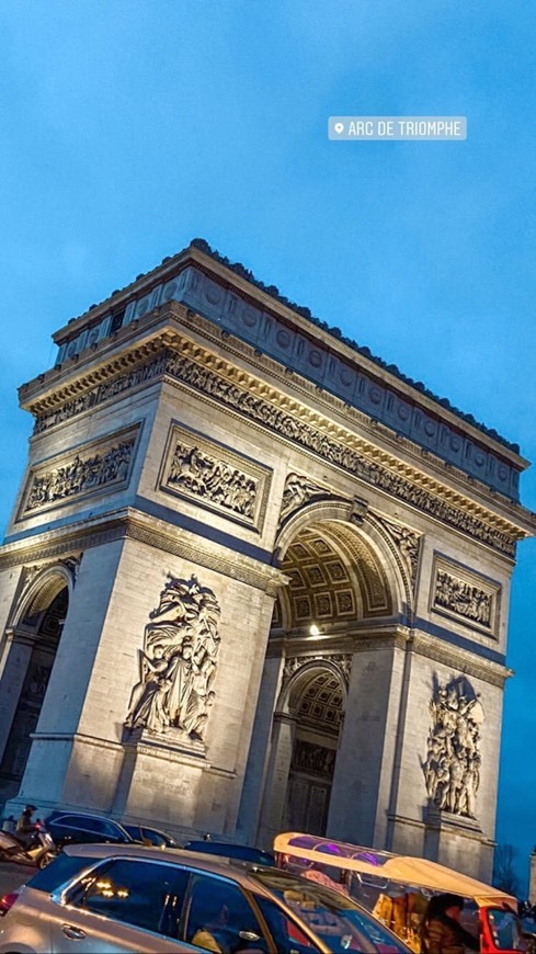 Lugar Arco de Triunfo de París