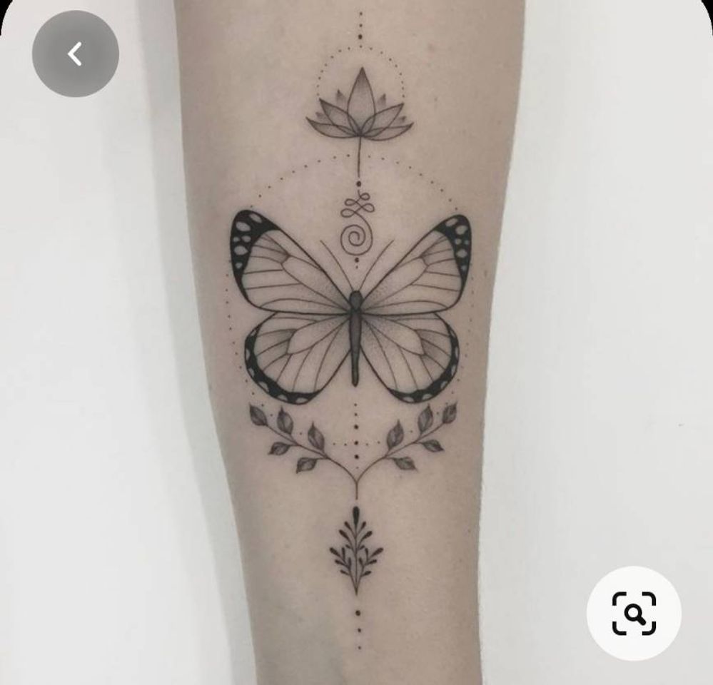 Fashion Tattoo borboleta 