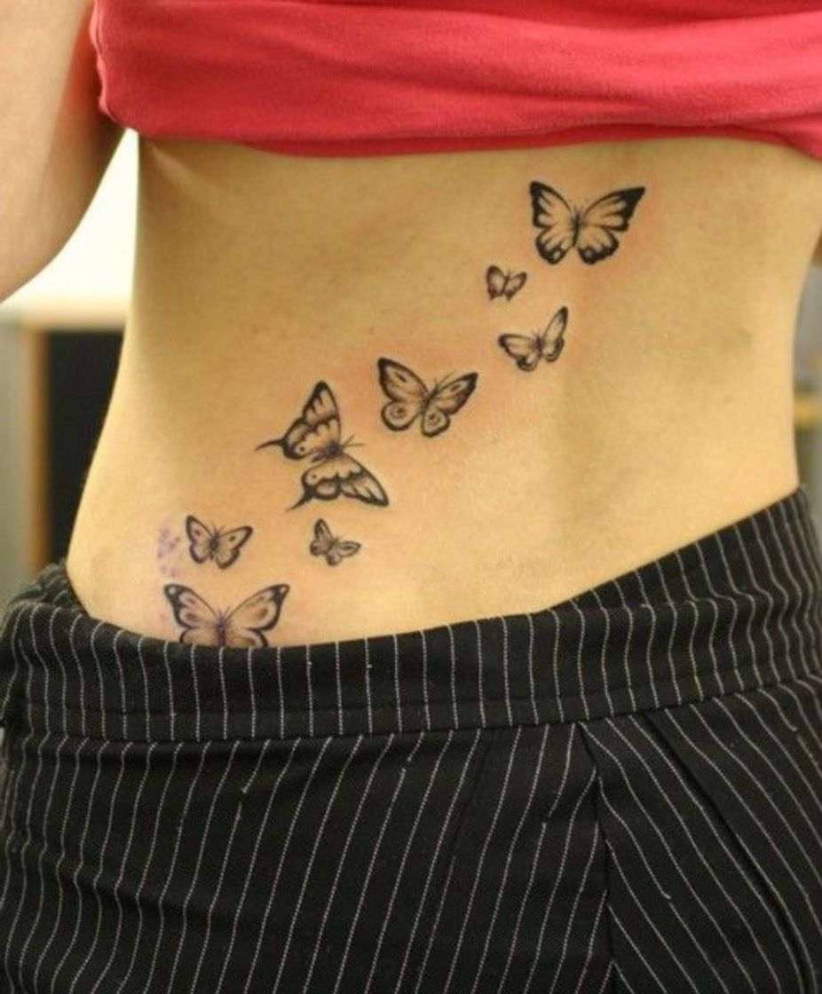 Fashion Tattoo borboleta 