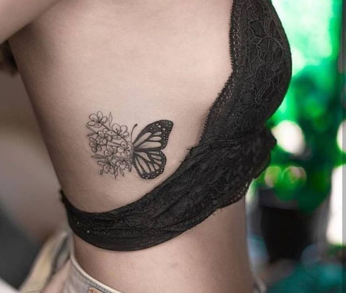 Fashion Tattoo borboleta 