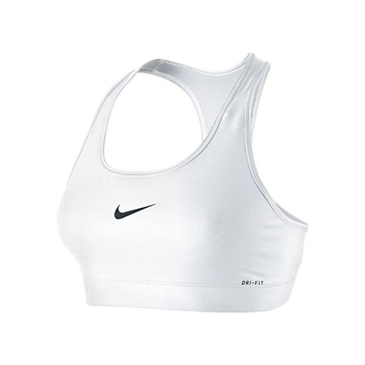 Nike Sport-BH Pro Victory Compression, Sujetador deportivo para mujer, Blanco