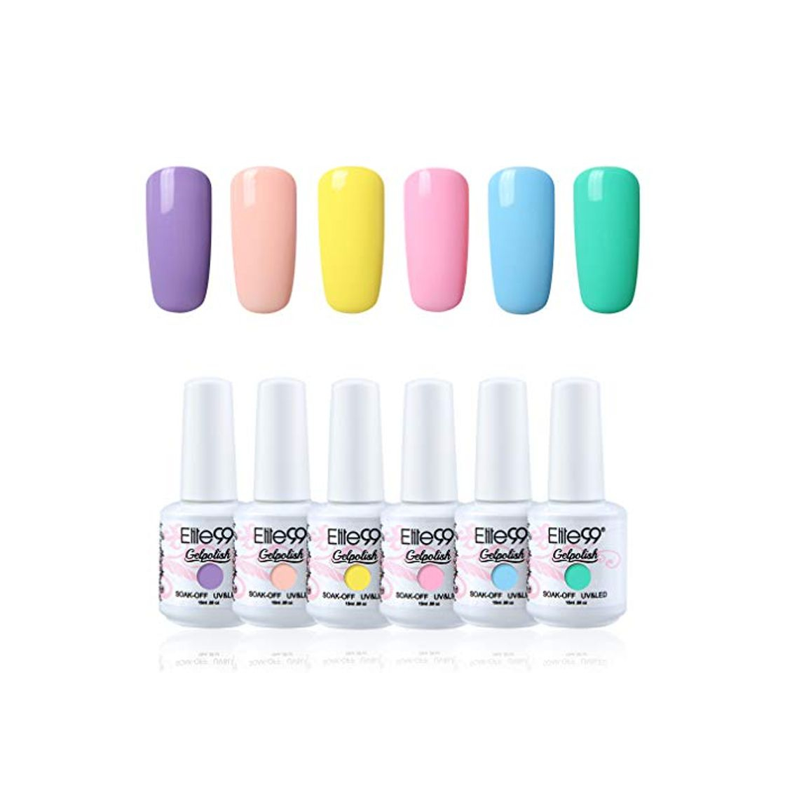 Producto Elite99 Esmaltes Semipermanentes de Uñas en Gel UV LED