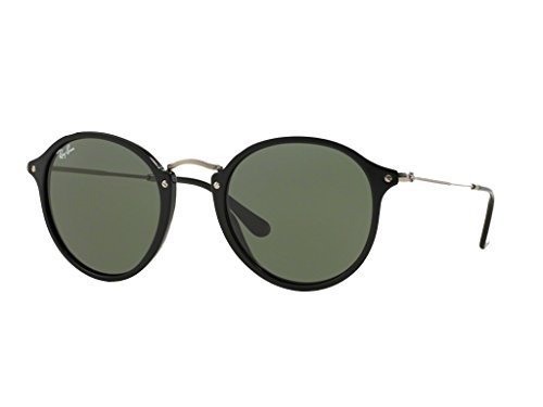 Social Ray-Ba n Round Fleck – Montura nera- Lentes Verdes – rb2447 901 49 – 21