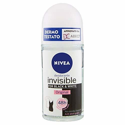 Nivea Black & White Invisible Deo Roll-On 50 Ml