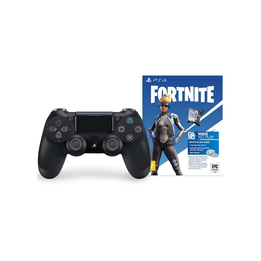 Product Controle Sony Dualshock 4 PS4, Sem Fio, Preto