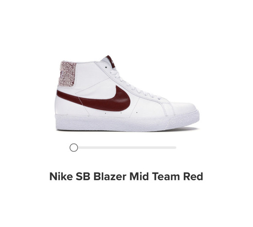 NikeSB Blazer Mid Red