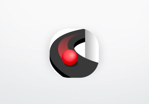 App Run Ball - Jump On Helix Road