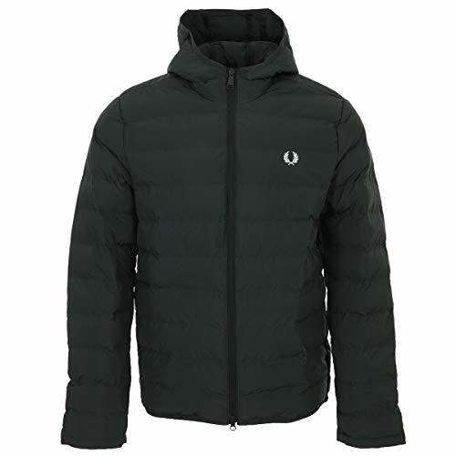 Fashion FRED PERRY Insulated Hooded Jacket Abrigos Hombres Negro