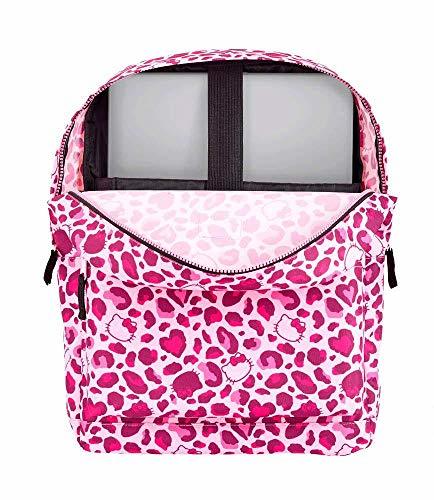 Lugar Hello Kitty Leopard Mochila Grande con Funda Ordenador