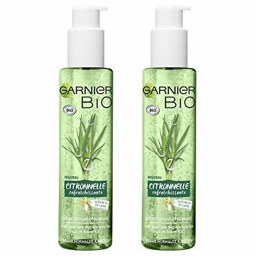 Garnier Garnier Garnier Bio Gel Limpiador détoxifiant - citronela rafraîchissante, Pack of 2 x