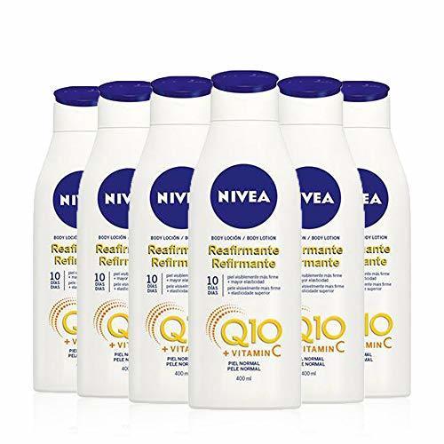Social NIVEA Q10 Body Loción Reafirmante con Vitamina C en pack de 6