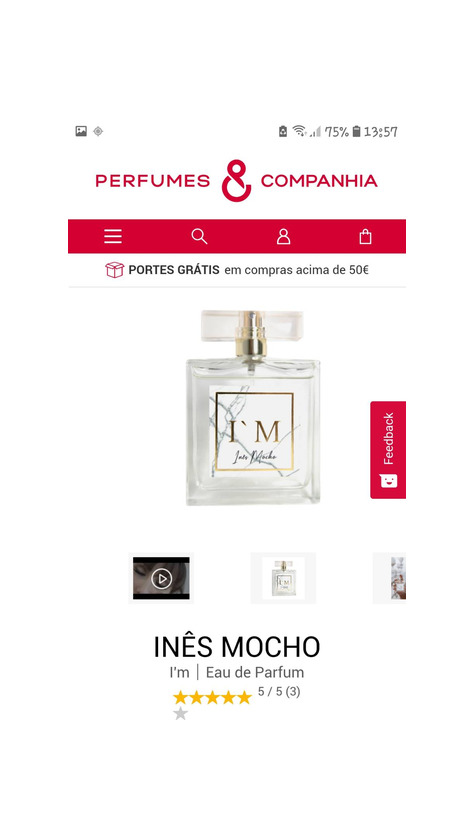 Producto I'M perfume de Inês Mocho 