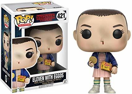 Moda Funko Pop Stranger Things Eleven with Eggos Vinyl ... - Amazon.com