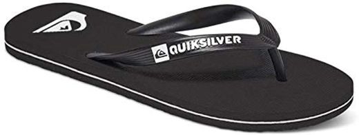 Quiksilver Molokai-Flip-Flops For Men, Zapatos de Playa y Piscina para Hombre, Negro