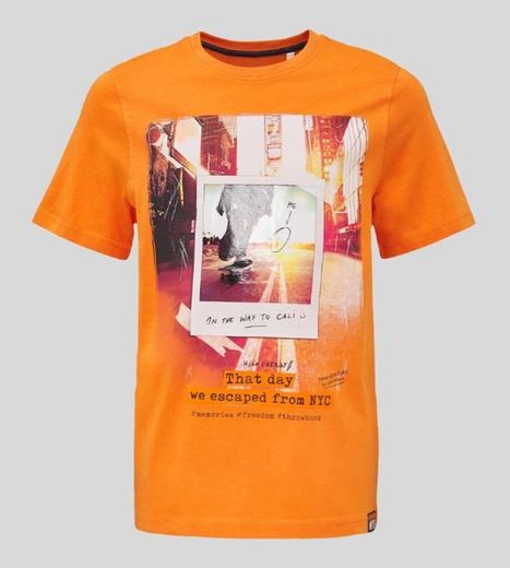 T-Shirt laranja - C&A