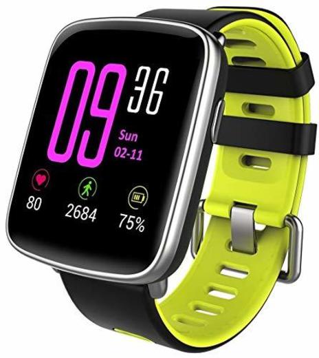 Willful Smartwatch con Pulsómetro,Impermeable IP68 Reloj Inteligente con Cronómetro, Monitor de sueño,Podómetro,Calendario,Control