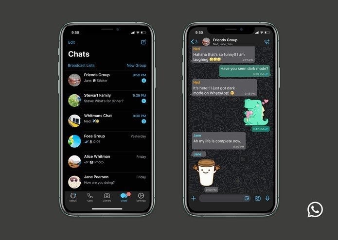 Fashion WhatsApp libera modo escuro para iPhone e Android; veja como