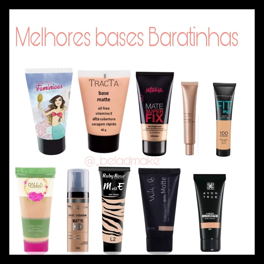 Fashion Bases baratinhas