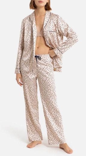 Pijama Cetim bolinhas 