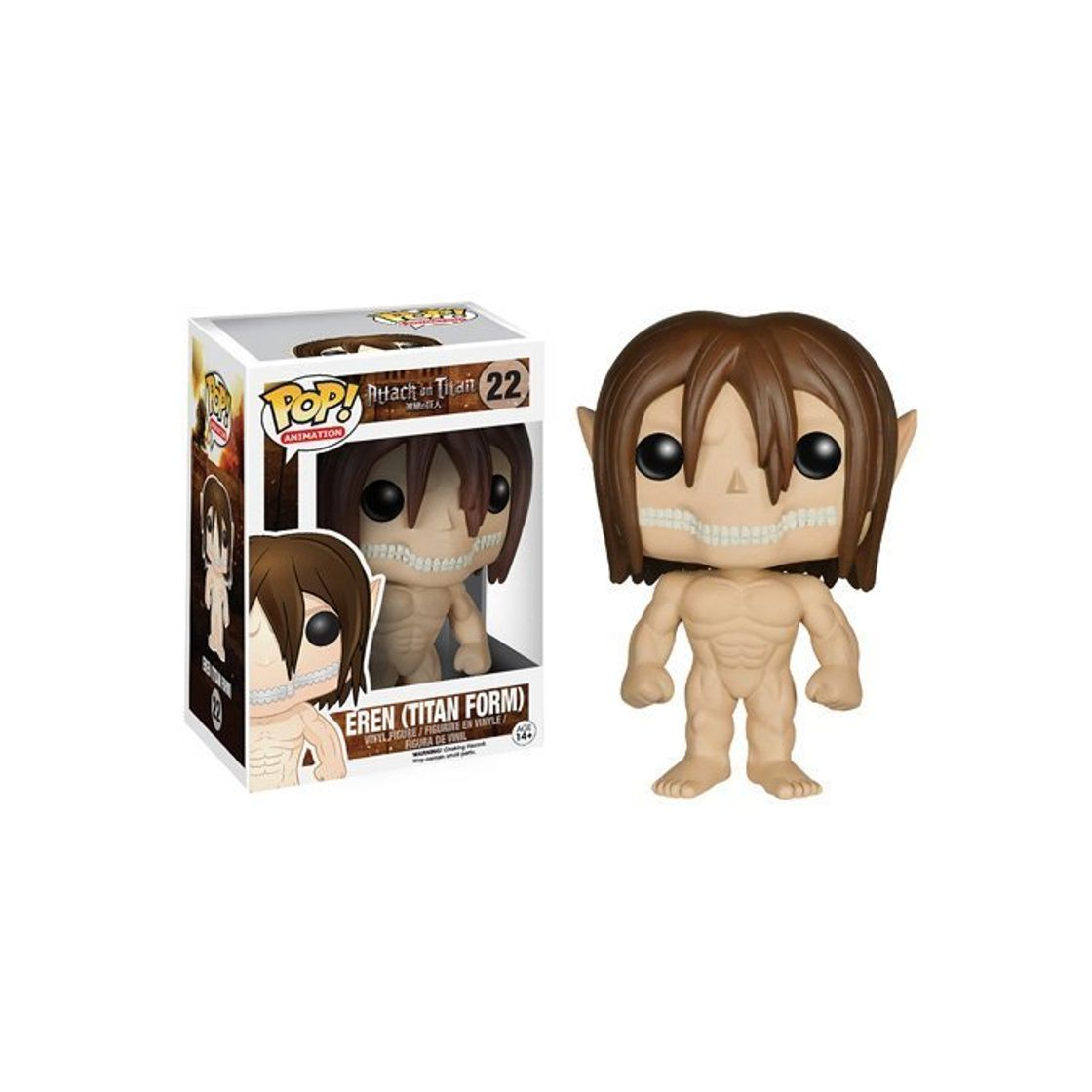 Game Attack on Titan Eren Jaeger Titan Form Pop! Vinyl Figure by Funko