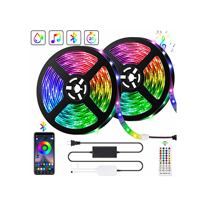 Product 10M Bluetooth Tiras LED Musical 5050 RGB